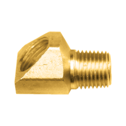 CNC Machined 45° Male Pipe Elbow