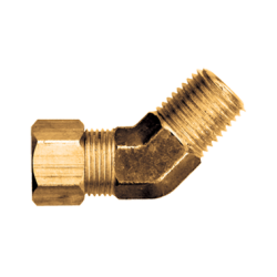 CNC Machined 45° Male Pipe Elbow