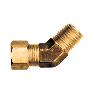 CNC Machined 45° Male Pipe Elbow CNC Machined 45° Male Pipe Elbow