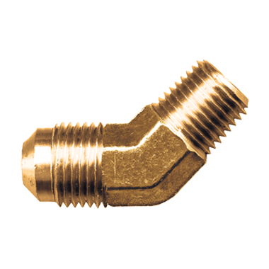 CNC Machined 45° Male Pipe Elbow CNC Machined 45° Male Pipe Elbow