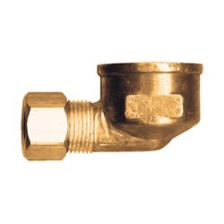 CNC Machined 90° Female Pipe Elbow