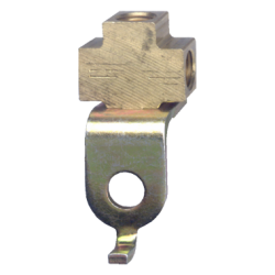 CNC MACHINED INVERTED FLARE STRAP TEE ASSEMBLY