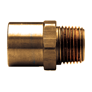CNC Machined Male Pipe Connector CNC Machined Male Pipe Connector