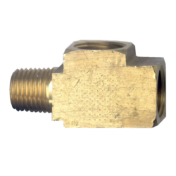 CNC Machined Male Pipe Run Tee
