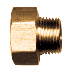 CNC Machined Male Pipe X Female Coupling