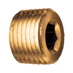 CNC MACHINED PLUG HEX COUNTERSUNK